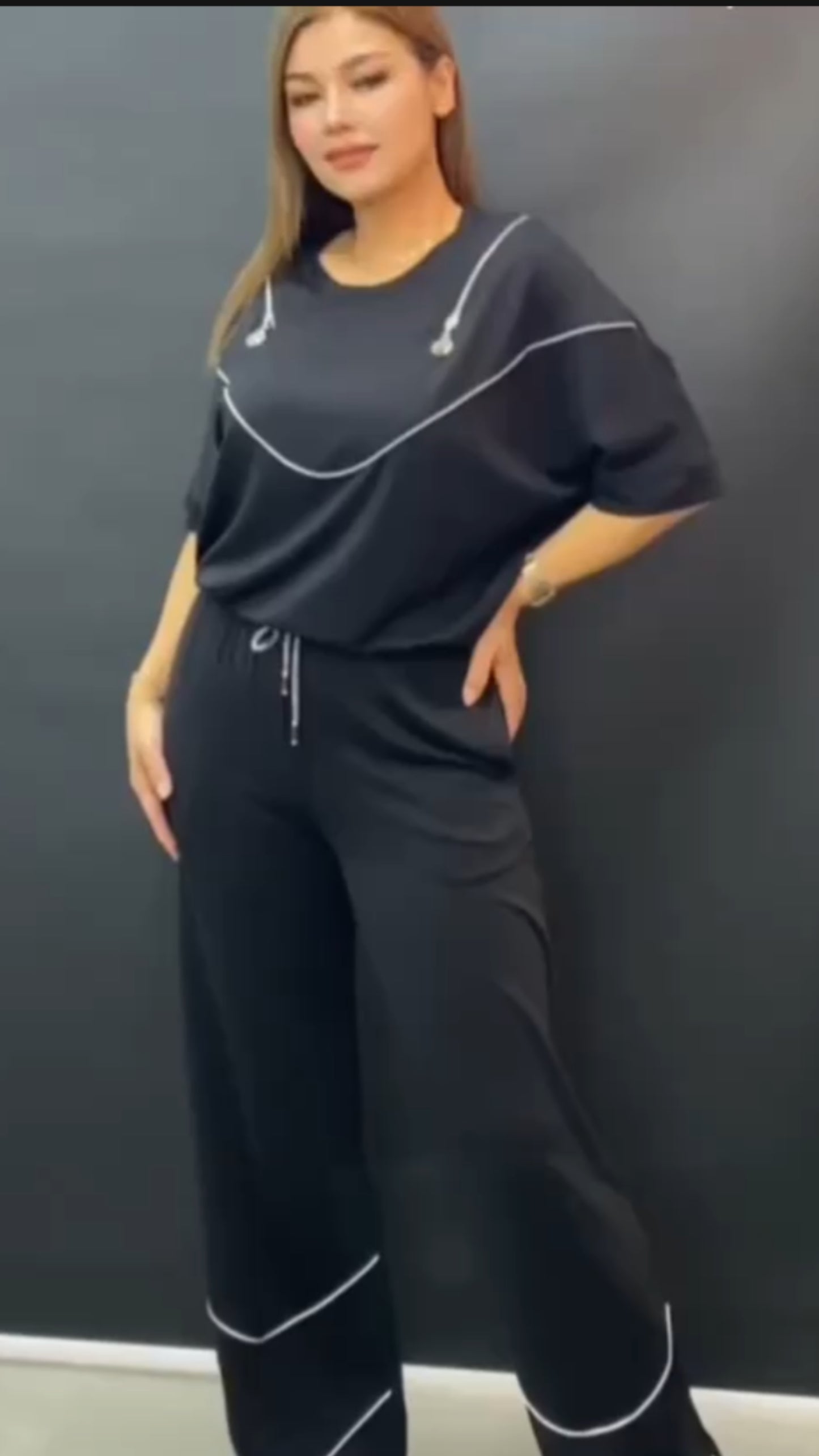 Casual white ropes survêt