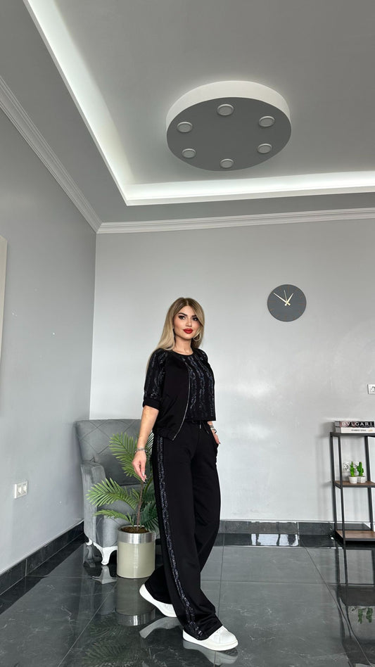 3 PC studded survêt