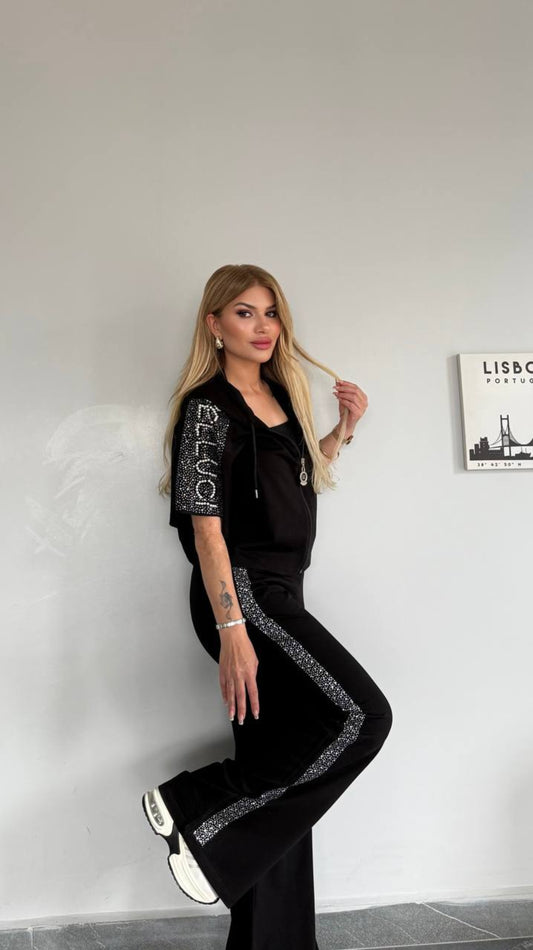 Zip-up casual survêt